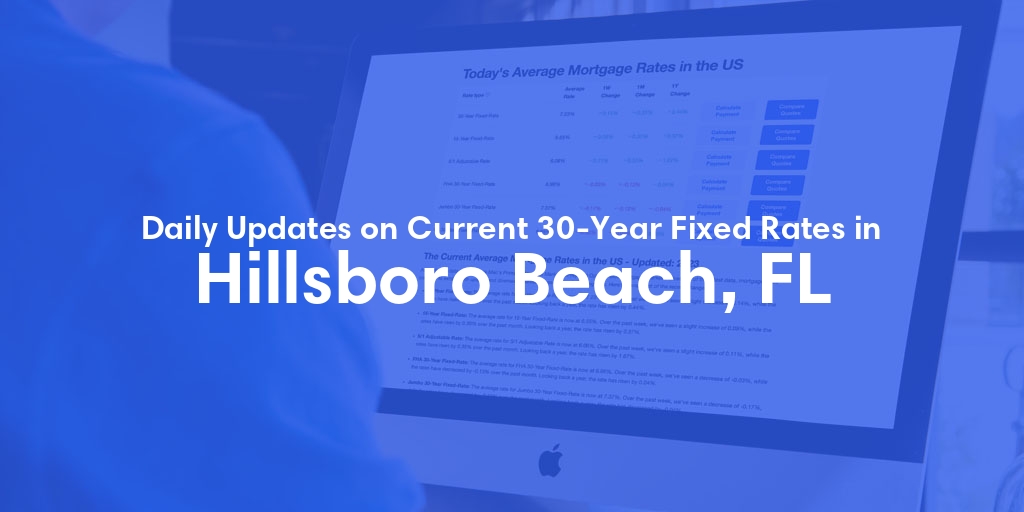 The Current Average 30-Year Fixed Mortgage Rates in Hillsboro Beach, FL - Updated: Wed, May 15, 2024