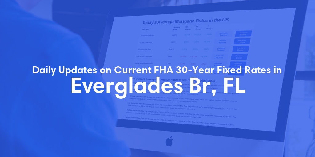 The Current Average FHA 30-Year Fixed Mortgage Rates in Everglades Br, FL - Updated: Wed, May 15, 2024
