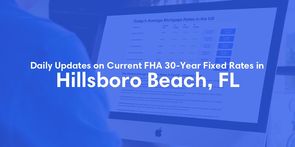 The Current Average FHA 30-Year Fixed Mortgage Rates in Hillsboro Beach, FL - Updated: Wed, May 15, 2024