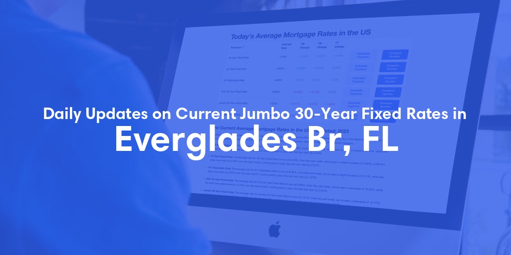 The Current Average Jumbo 30-Year Fixed Mortgage Rates in Everglades Br, FL - Updated: Thu, May 16, 2024