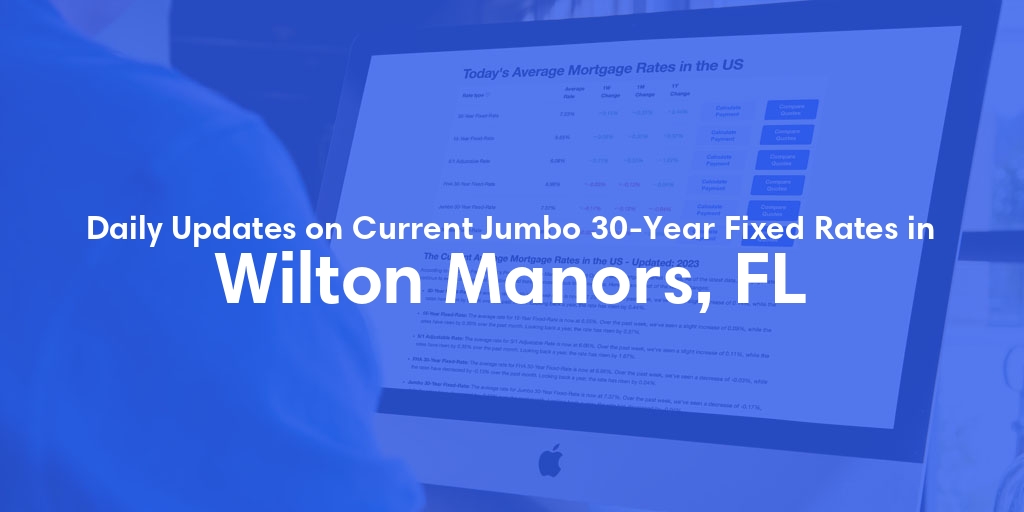 The Current Average Jumbo 30-Year Fixed Mortgage Rates in Wilton Manors, FL - Updated: Thu, May 16, 2024