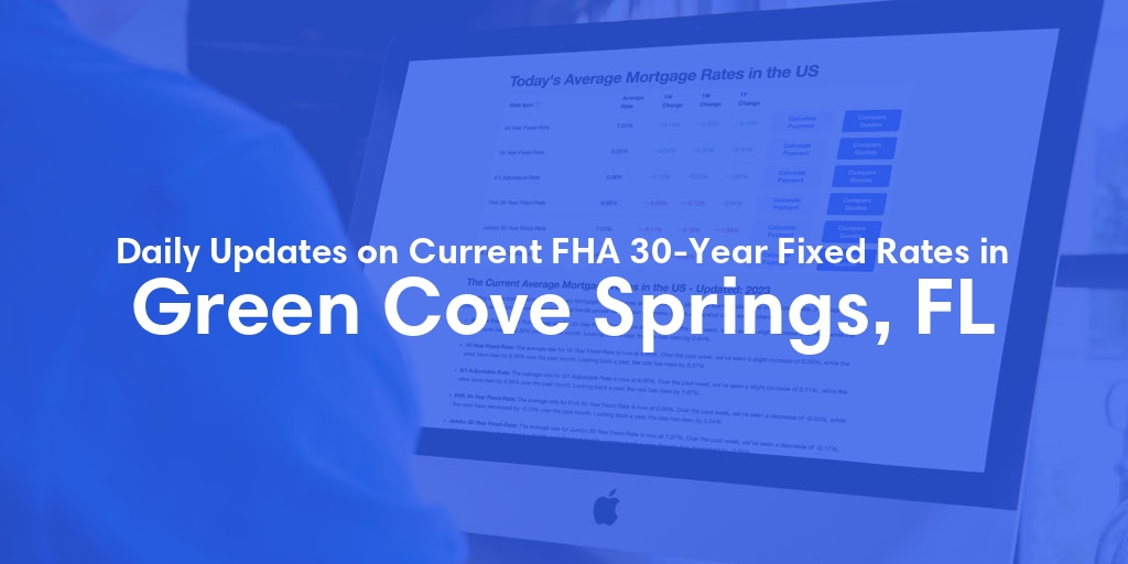 The Current Average FHA 30-Year Fixed Mortgage Rates in Green Cove Springs, FL - Updated: Fri, May 17, 2024