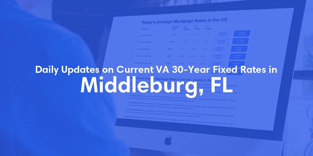 The Current Average VA 30-Year Fixed Mortgage Rates in Middleburg, FL - Updated: Sun, May 5, 2024