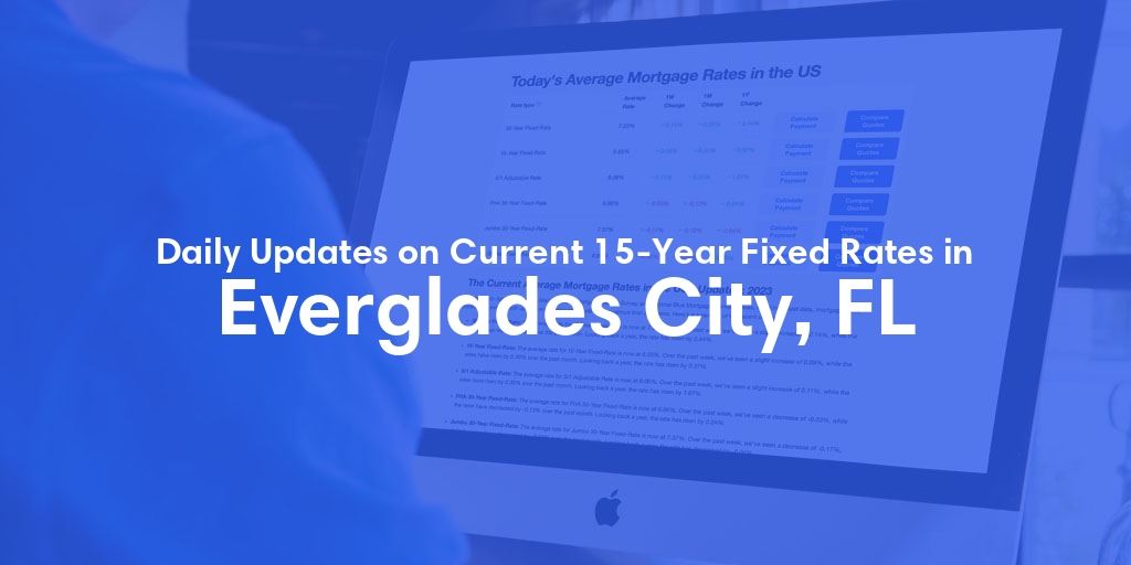 The Current Average 15-Year Fixed Mortgage Rates in Everglades City, FL - Updated: Mon, May 13, 2024
