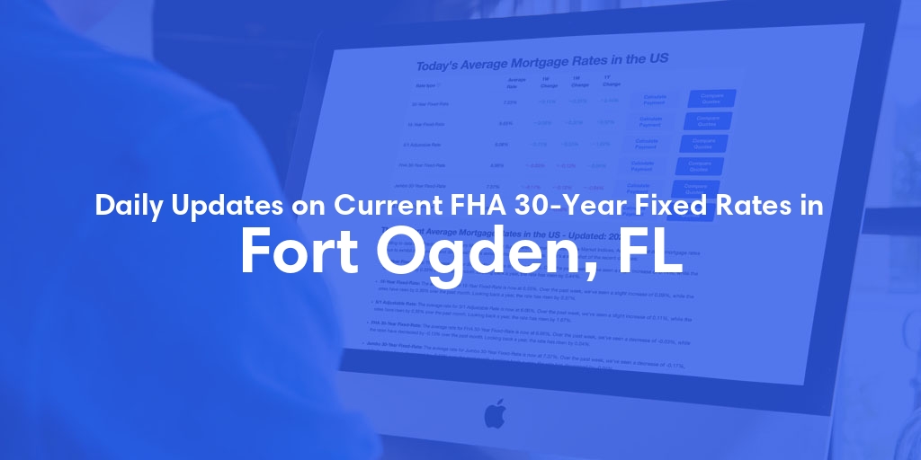 The Current Average FHA 30-Year Fixed Mortgage Rates in Fort Ogden, FL - Updated: Sun, May 19, 2024