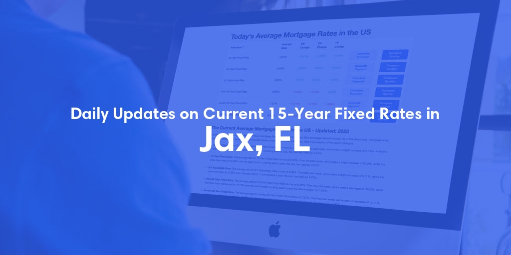The Current Average 15-Year Fixed Mortgage Rates in Jax, FL - Updated: Fri, May 10, 2024