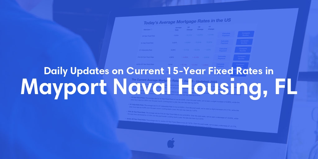 The Current Average 15-Year Fixed Mortgage Rates in Mayport Naval Housing, FL - Updated: Fri, May 10, 2024