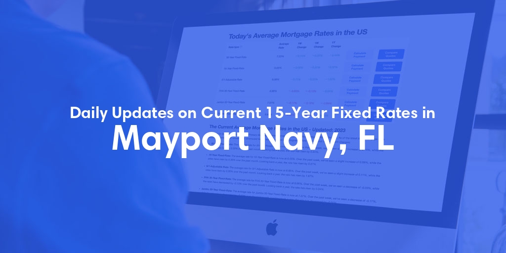 The Current Average 15-Year Fixed Mortgage Rates in Mayport Navy, FL - Updated: Fri, May 10, 2024