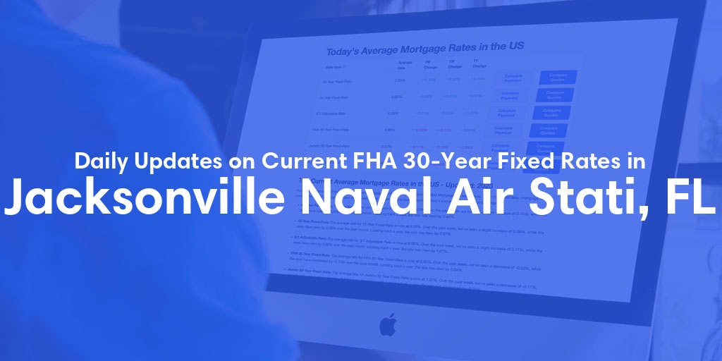 The Current Average FHA 30-Year Fixed Mortgage Rates in Jacksonville Naval Air Stati, FL - Updated: Sat, May 11, 2024