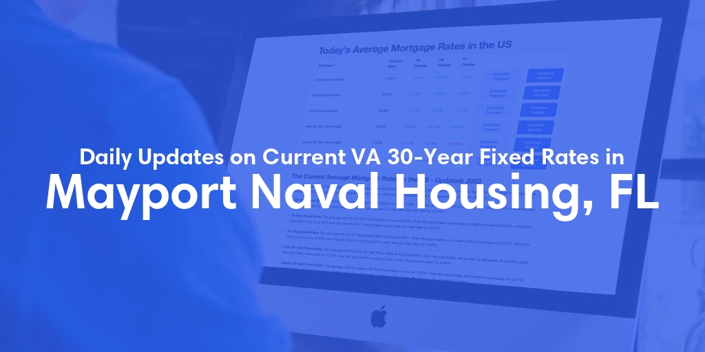 The Current Average VA 30-Year Fixed Mortgage Rates in Mayport Naval Housing, FL - Updated: Thu, May 9, 2024