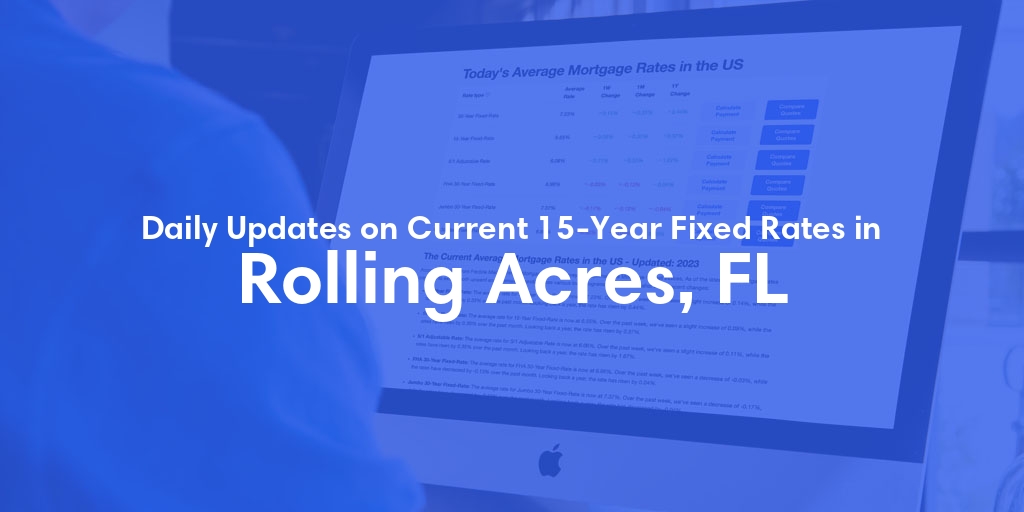 The Current Average 15-Year Fixed Mortgage Rates in Rolling Acres, FL - Updated: Fri, May 17, 2024