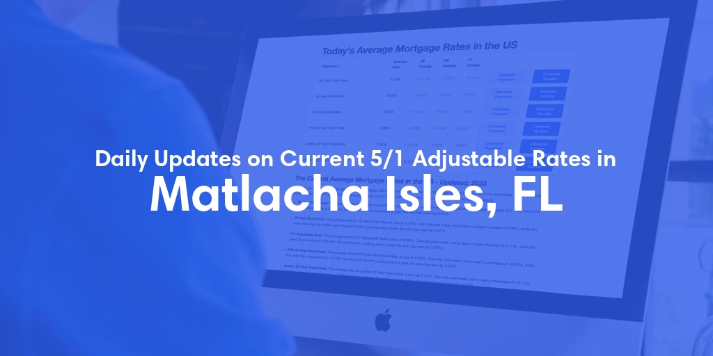The Current Average 5/1 Adjustable Mortgage Rates in Matlacha Isles, FL - Updated: Thu, May 16, 2024