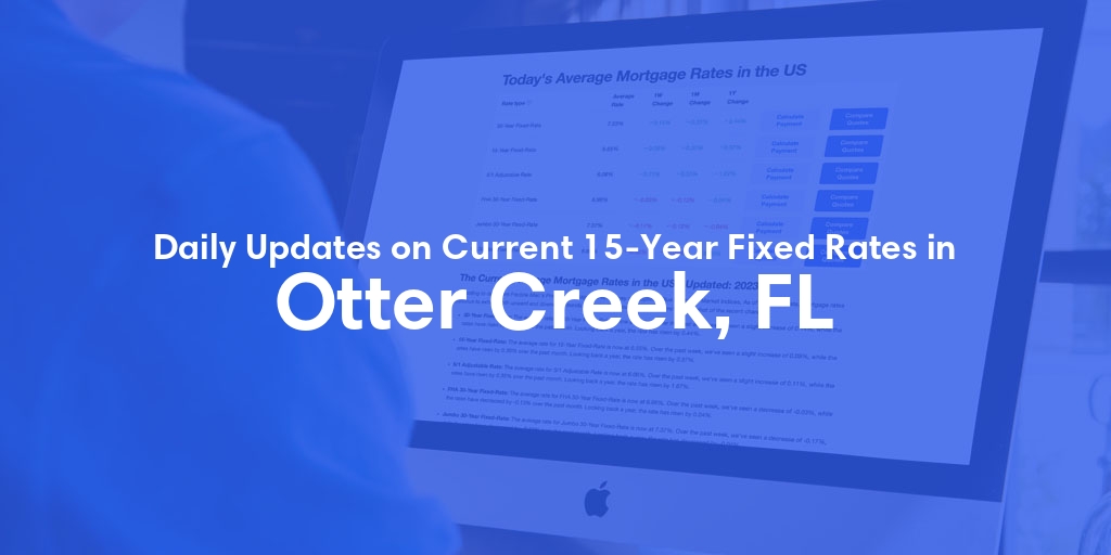 The Current Average 15-Year Fixed Mortgage Rates in Otter Creek, FL - Updated: Wed, May 15, 2024