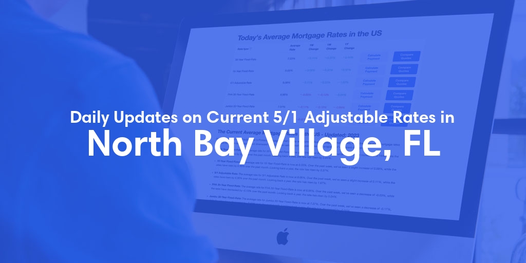 The Current Average 5/1 Adjustable Mortgage Rates in North Bay Village, FL - Updated: Tue, May 14, 2024