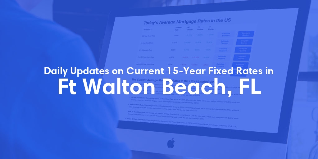 The Current Average 15-Year Fixed Mortgage Rates in Ft Walton Beach, FL - Updated: Wed, May 15, 2024