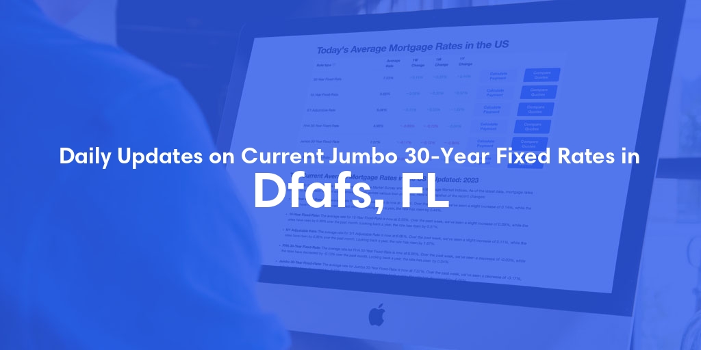 The Current Average Jumbo 30-Year Fixed Mortgage Rates in Dfafs, FL - Updated: Wed, May 15, 2024