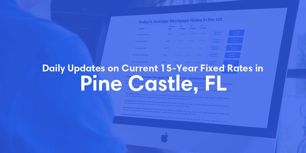 The Current Average 15-Year Fixed Mortgage Rates in Pine Castle, FL - Updated: Wed, May 15, 2024
