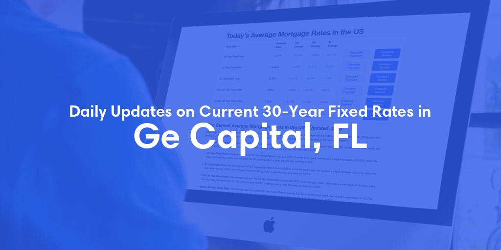 The Current Average 30-Year Fixed Mortgage Rates in Ge Capital, FL - Updated: Fri, May 17, 2024