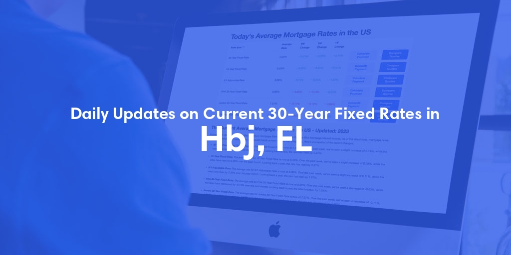 The Current Average 30-Year Fixed Mortgage Rates in Hbj, FL - Updated: Fri, May 17, 2024