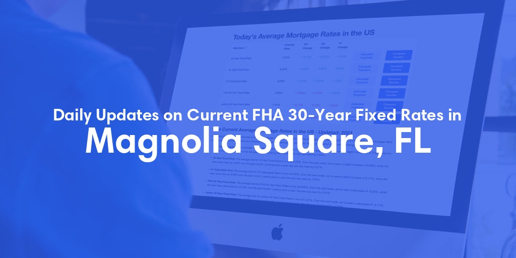The Current Average FHA 30-Year Fixed Mortgage Rates in Magnolia Square, FL - Updated: Sat, May 18, 2024