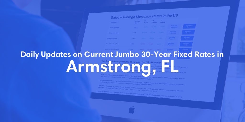 The Current Average Jumbo 30-Year Fixed Mortgage Rates in Armstrong, FL - Updated: Mon, May 27, 2024
