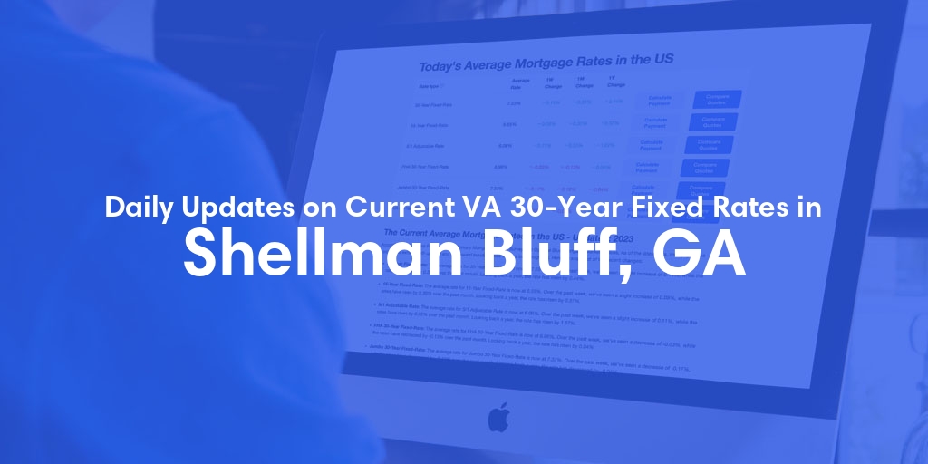 The Current Average VA 30-Year Fixed Mortgage Rates in Shellman Bluff, GA - Updated: Mon, May 6, 2024