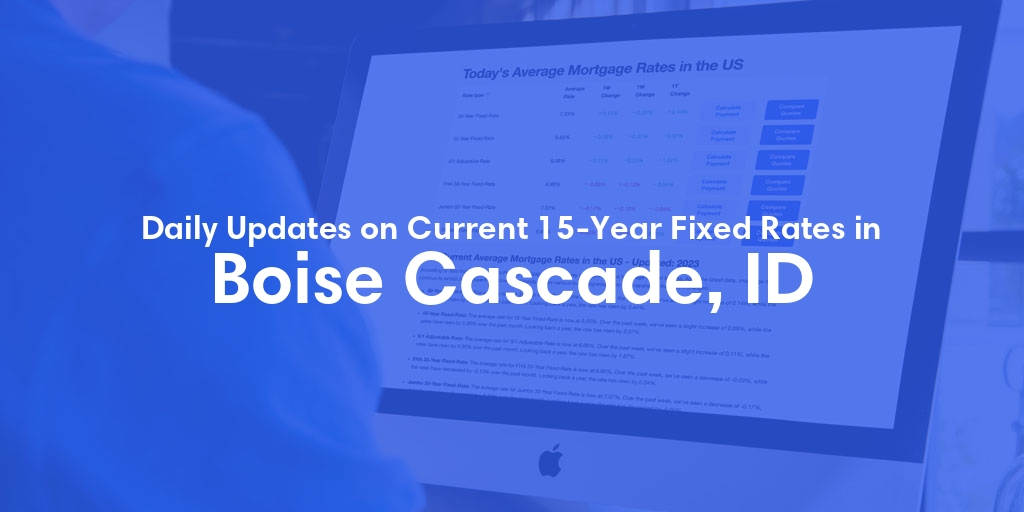 The Current Average 15-Year Fixed Mortgage Rates in Boise Cascade, ID - Updated: Tue, May 21, 2024