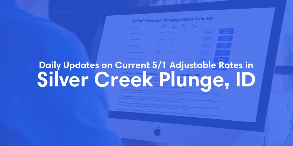 The Current Average 5/1 Adjustable Mortgage Rates in Silver Creek Plunge, ID - Updated: Wed, May 15, 2024