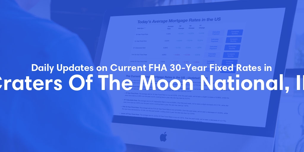 The Current Average FHA 30-Year Fixed Mortgage Rates in Craters Of The Moon National, ID - Updated: Sat, May 18, 2024
