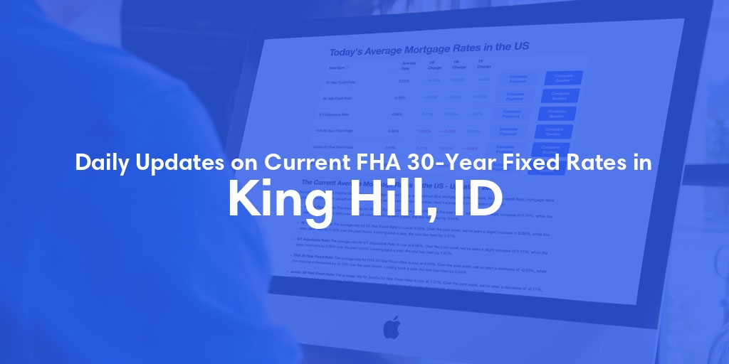 The Current Average FHA 30-Year Fixed Mortgage Rates in King Hill, ID - Updated: Thu, May 16, 2024