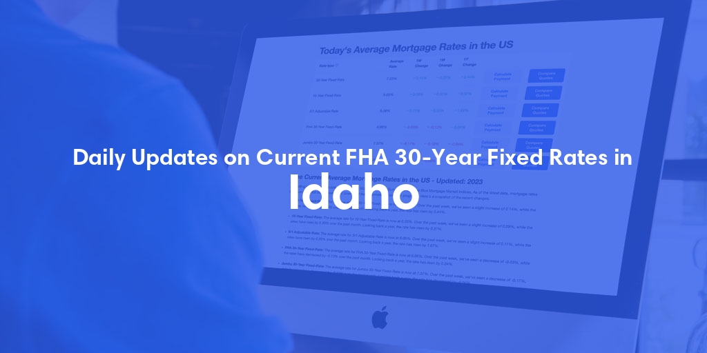 Current Average FHA 30-Year Fixed Mortgage Rates in Idaho - Updated: Sat, Apr 27, 2024