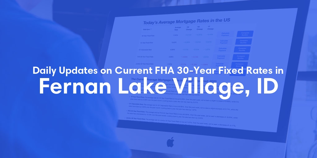 The Current Average FHA 30-Year Fixed Mortgage Rates in Fernan Lake Village, ID - Updated: Fri, May 17, 2024