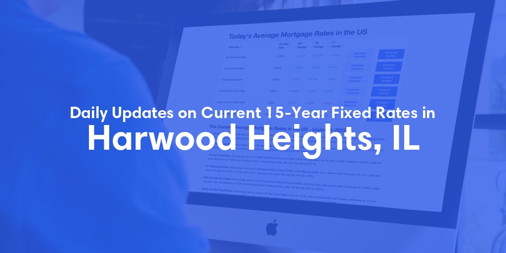 The Current Average 15-Year Fixed Mortgage Rates in Harwood Heights, IL - Updated: Thu, May 16, 2024