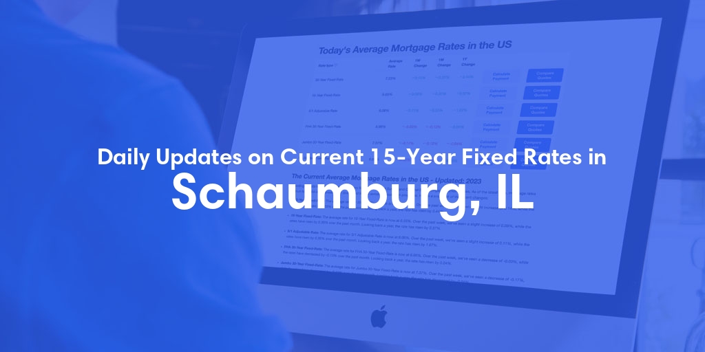 The Current Average 15-Year Fixed Mortgage Rates in Schaumburg, IL - Updated: Thu, May 16, 2024