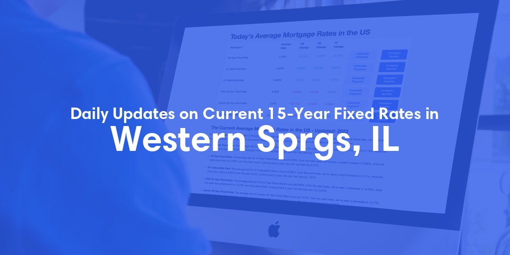 The Current Average 15-Year Fixed Mortgage Rates in Western Sprgs, IL - Updated: Mon, May 20, 2024