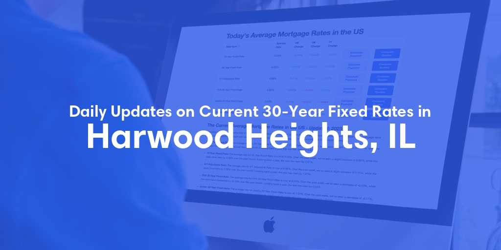 The Current Average 30-Year Fixed Mortgage Rates in Harwood Heights, IL - Updated: Thu, May 16, 2024