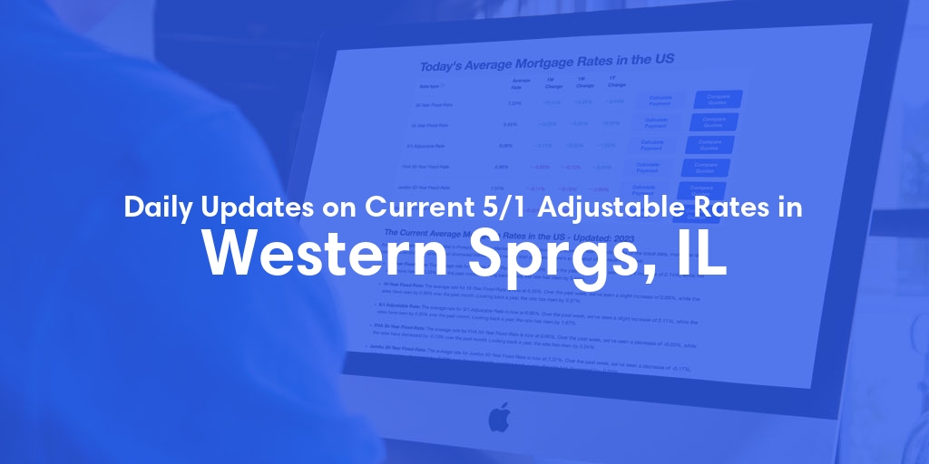 The Current Average 5/1 Adjustable Mortgage Rates in Western Sprgs, IL - Updated: Tue, May 21, 2024
