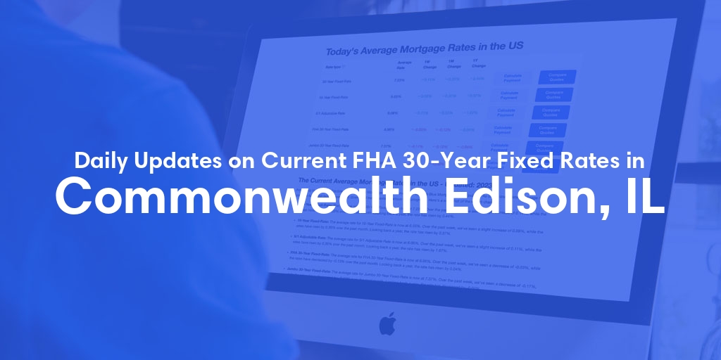 The Current Average FHA 30-Year Fixed Mortgage Rates in Commonwealth Edison, IL - Updated: Thu, May 16, 2024