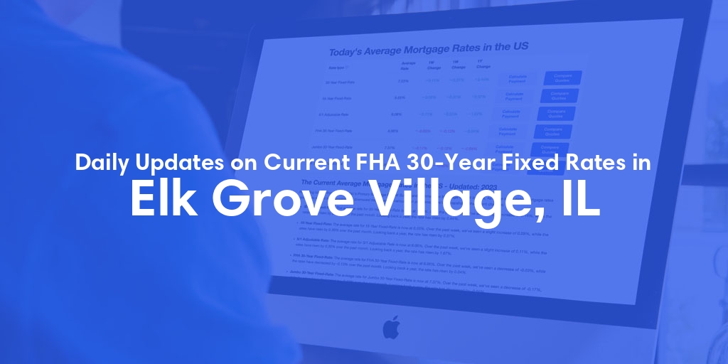 The Current Average FHA 30-Year Fixed Mortgage Rates in Elk Grove Village, IL - Updated: Thu, May 16, 2024