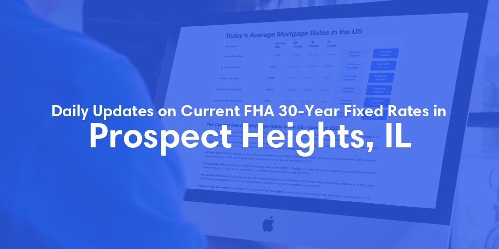The Current Average FHA 30-Year Fixed Mortgage Rates in Prospect Heights, IL - Updated: Mon, May 20, 2024