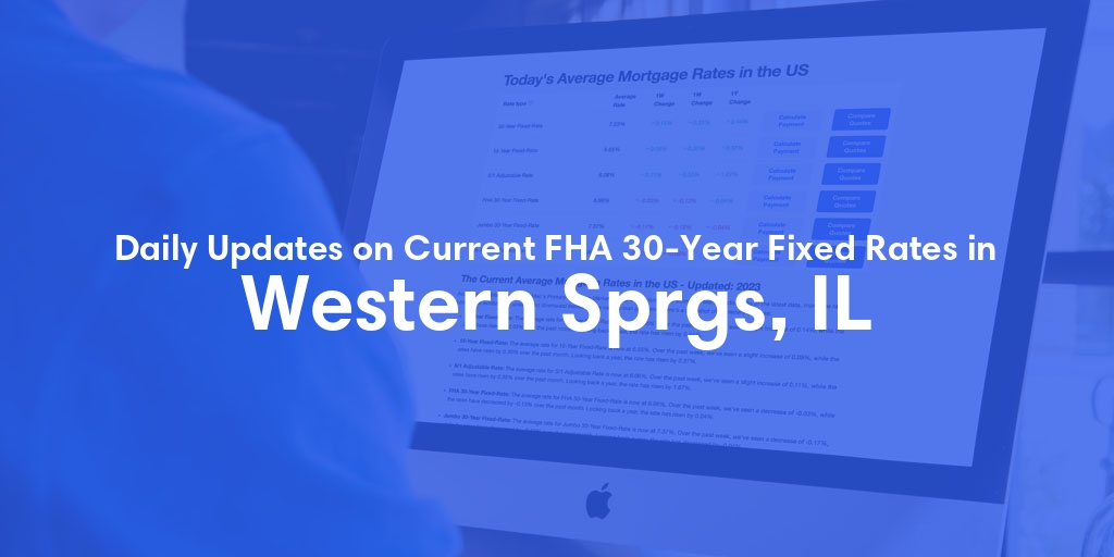 The Current Average FHA 30-Year Fixed Mortgage Rates in Western Sprgs, IL - Updated: Mon, May 20, 2024