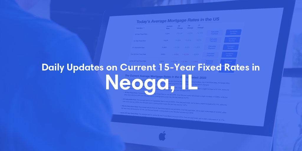 The Current Average 15-Year Fixed Mortgage Rates in Neoga, IL - Updated: Tue, May 14, 2024