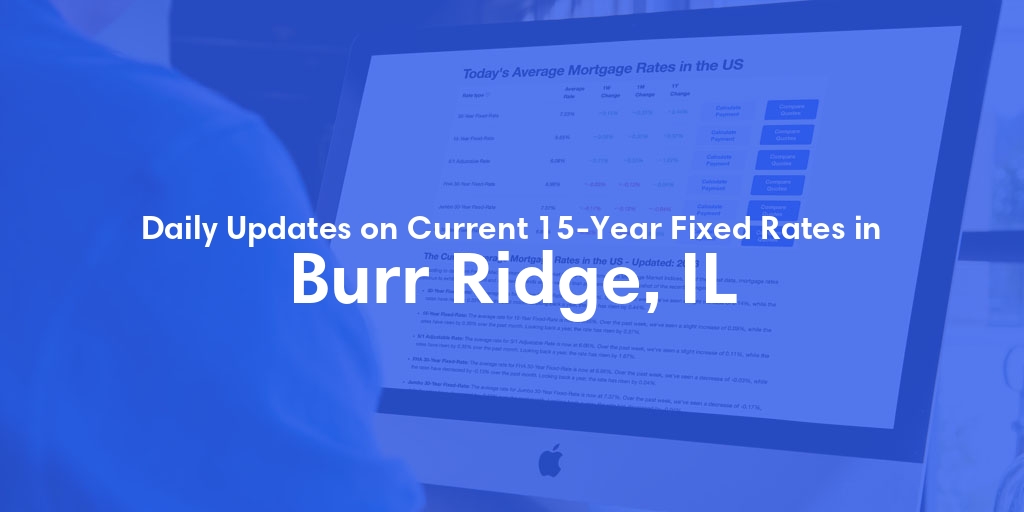 The Current Average 15-Year Fixed Mortgage Rates in Burr Ridge, IL - Updated: Thu, May 16, 2024