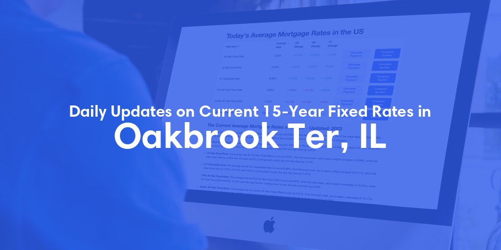 The Current Average 15-Year Fixed Mortgage Rates in Oakbrook Ter, IL - Updated: Thu, May 16, 2024