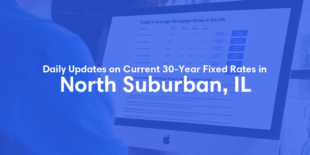 The Current Average 30-Year Fixed Mortgage Rates in North Suburban, IL - Updated: Wed, May 15, 2024