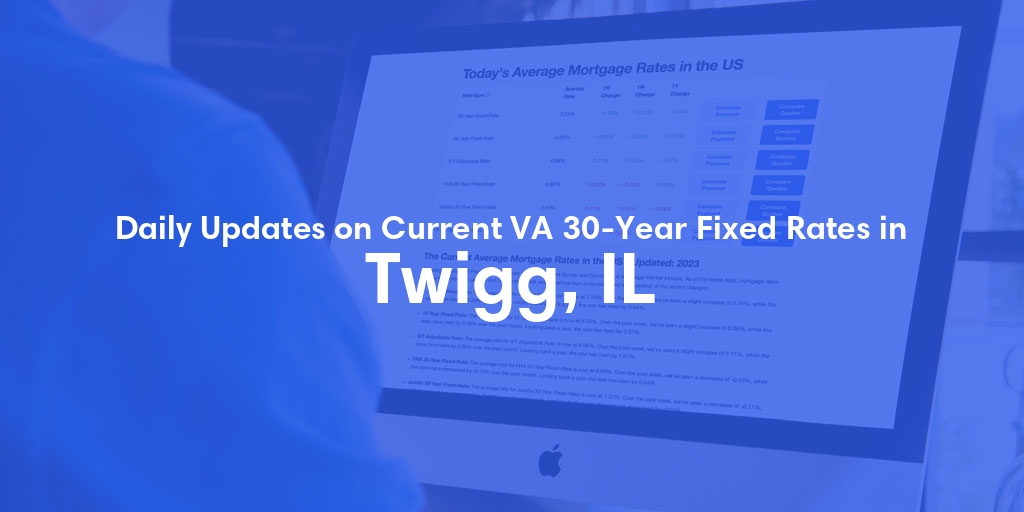 The Current Average VA 30-Year Fixed Mortgage Rates in Twigg, IL - Updated: Tue, May 7, 2024