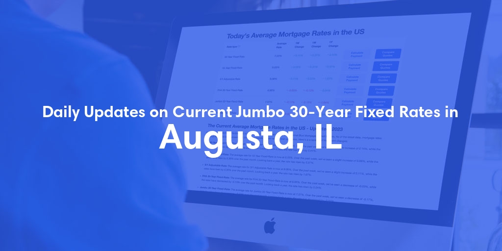 The Current Average Jumbo 30-Year Fixed Mortgage Rates in Augusta, IL - Updated: Sat, May 18, 2024
