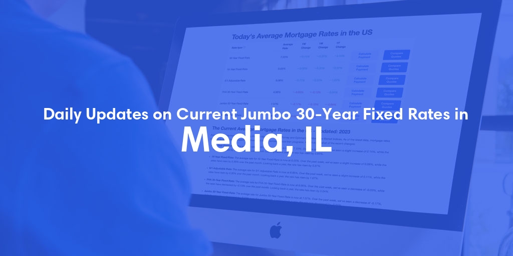 The Current Average Jumbo 30-Year Fixed Mortgage Rates in Media, IL - Updated: Sat, May 18, 2024