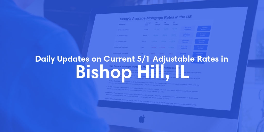 The Current Average 5/1 Adjustable Mortgage Rates in Bishop Hill, IL - Updated: Fri, May 10, 2024