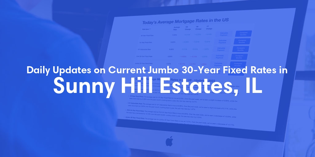The Current Average Jumbo 30-Year Fixed Mortgage Rates in Sunny Hill Estates, IL - Updated: Tue, May 14, 2024